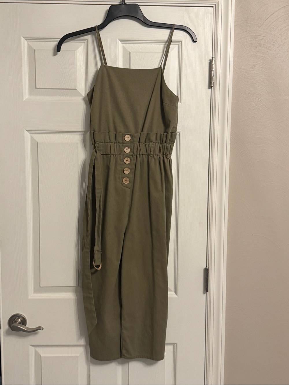Boutique Olive Green Jumpsuit - Size S